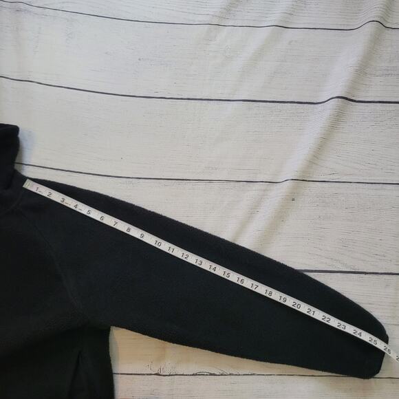 ASOS 4505 Size 6 Ski & Snow Black Fleece Cowl Turtleneck Drawstring Sweatshirt - Picture 6 of 8